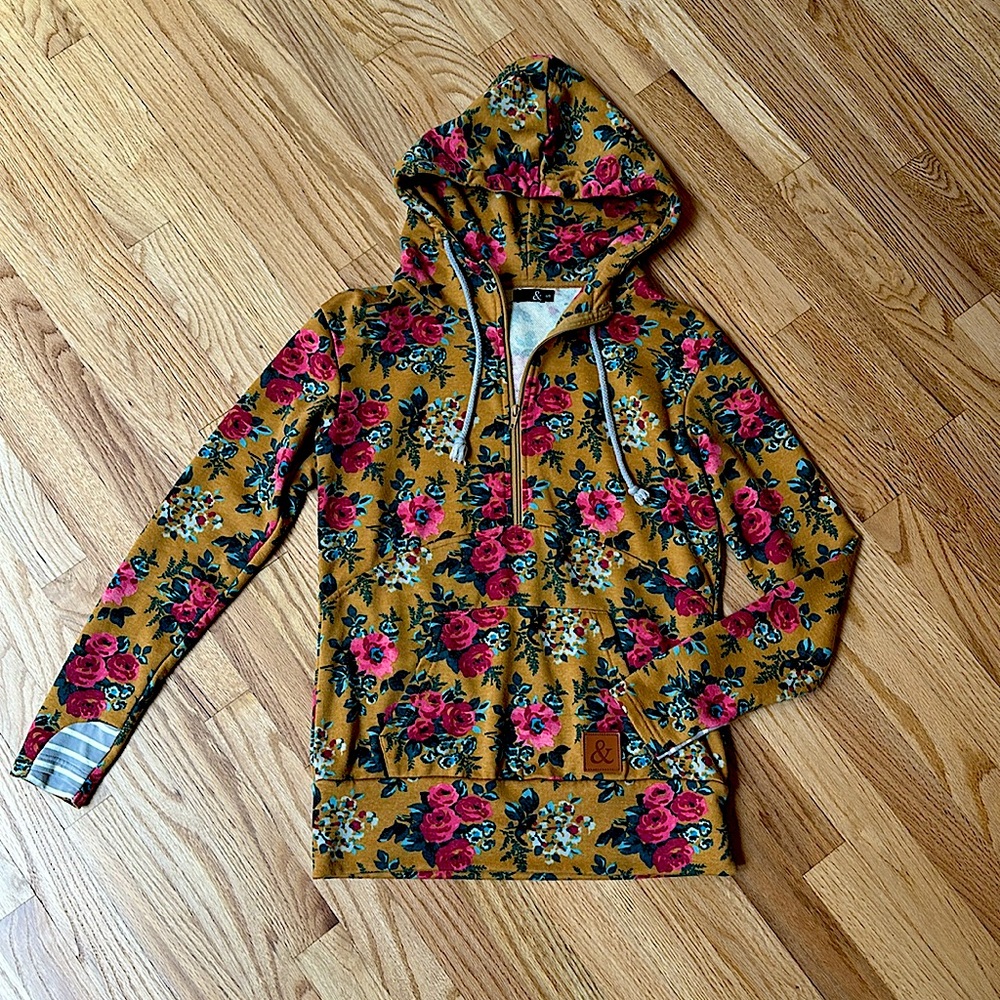 Ampersand Ave Half Zip Hoodie